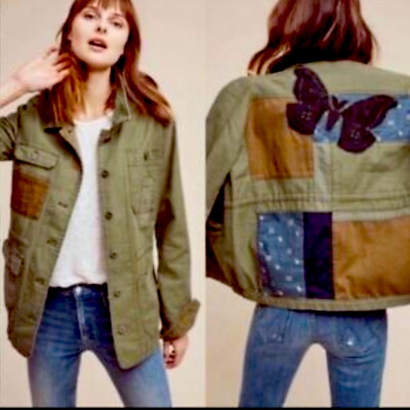 Anthropologie Jackets & Blazers - Anthropologie Hei Hei Butterfly Jacket